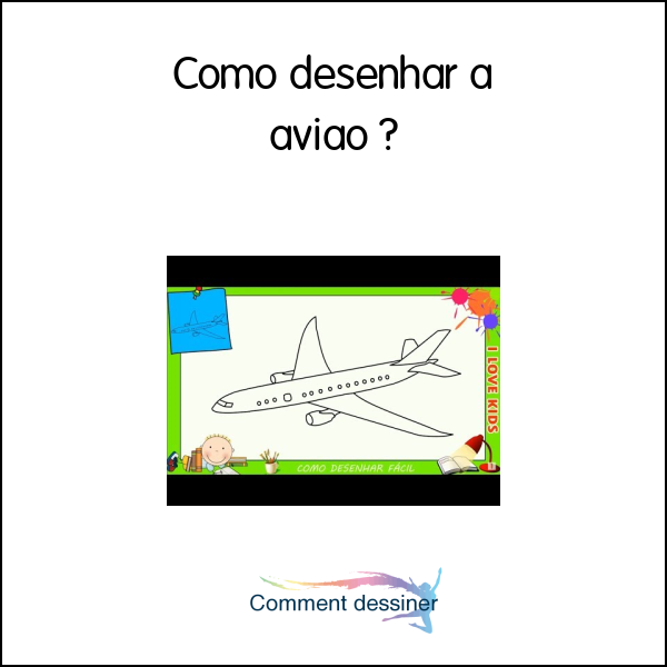 Como desenhar a aviao